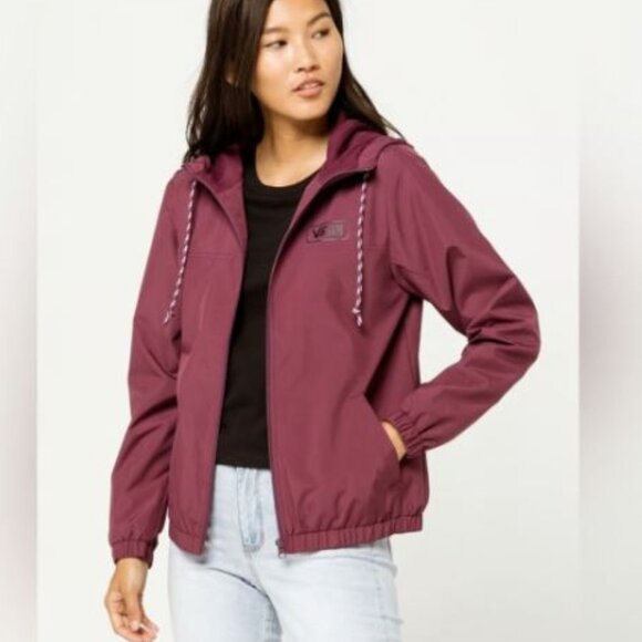 VANS etire Womens Hooded Windbreaker Jacket - Picture 1 of 4